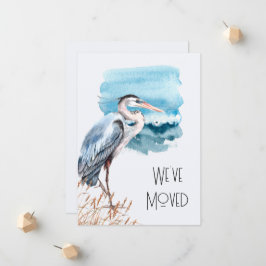 新しいアドレス素晴らしブルーヘロンウォーターフロント移動 案内状