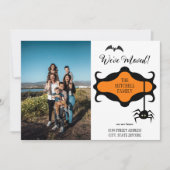 新しいアドレス追加フォトハロウィーン移動 案内状 (正面)