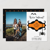 新しいアドレス追加フォトハロウィーン移動 案内状 (正面/裏面)