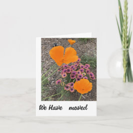 新しいアドレス通知カードを移動した サンキューカード