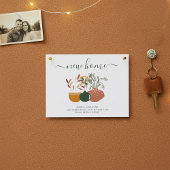 新しいアドレス通知カードを移動した 案内ポストカード