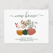 新しいアドレス通知カードを移動した 案内ポストカード (正面)