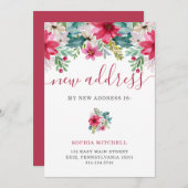 新しいアドレス |フローラ休日の引越し案内 (正面/裏面)