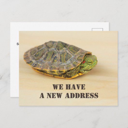 新しいアドレス 案内ポストカード (正面/裏面)