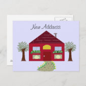 新しいアドレス 案内ポストカード (正面/裏面)