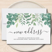 新しいアドレスEucalyptus Greeneryの発表 案内状