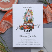 新しいアドレスI車の移動ホームハウス温暖化パーティー 招待状