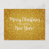 新しいアドレスMerry Christmasの動きのお知らせ ポストカード (正面)