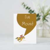 新しいアドレスPCを移動したポストカードカウボーイ 案内ポストカード (スタンド正面)