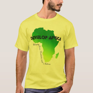 新しいアフリカのTシャツを発達させて下さい Tシャツ