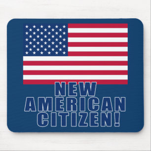 新しいアメリカの市民のギフトおよびTシャツ マウスパッド