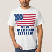新しいアメリカの市民のギフトおよびTシャツ Tシャツ (正面)