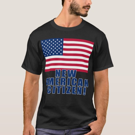 新しいアメリカの市民のギフトおよびTシャツ Tシャツ (正面)
