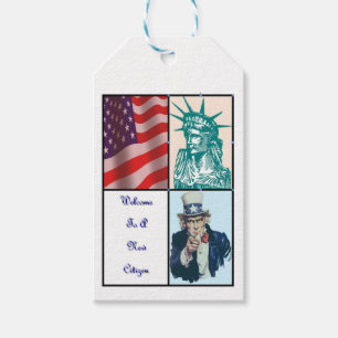 新しいアメリカの市民 ギフトタグ