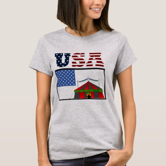 新しいアメリカ国旗Tシャツ Tシャツ (正面)