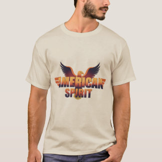 「新しいアメリカ精神」 - 太字の文字 Tシャツ