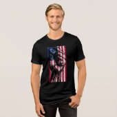 新しいアメリカ革命 トライブレンドTシャツ (正面全面)