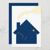 新しいアラスカの住所 案内状 (正面/裏面)