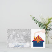 新しいアリゾナの住所 案内状 (スタンド正面)