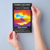 新しいアルバムの発売 – HTドットテクスチャ チラシ (ハンドル)