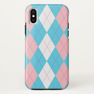 新しいアーガイルiPhoneケース iPhone X ケース