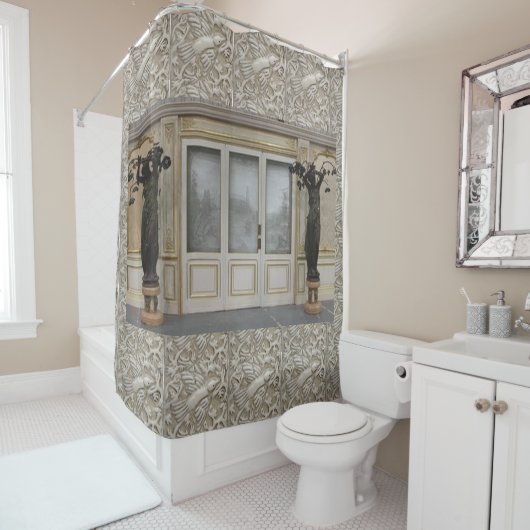 新しいアーキテクチャ1920年代 シャワーカーテン (インサイチュ)