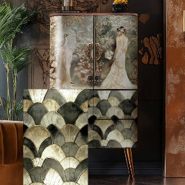 新しいアートdeco繰り返しパターン背景タイル 薄葉紙