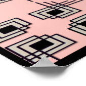 新しいアールデコ美しい ポスター (角)