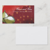 新しいイチジクのフルーツのシェフのケイタリングビジネスカード、… 名刺 (正面/裏面)