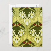 新しいイン春グリーン ポストカード (正面/裏面)