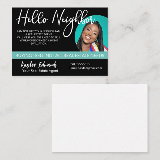 新しいエテ実在ートエージェントフラットカード ノートカード (正面/裏面)