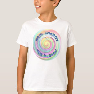 新しいエネルギー – YESをお願いハート Tシャツ