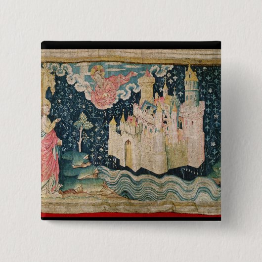 新しいエルサレム 缶バッジ (正面)