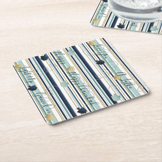 新しいエレガントも スクエアペーパーコースター (アングル)