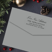 新しいエレガントアドレス差出人住所のスクリプト セルフインキングスタンプ