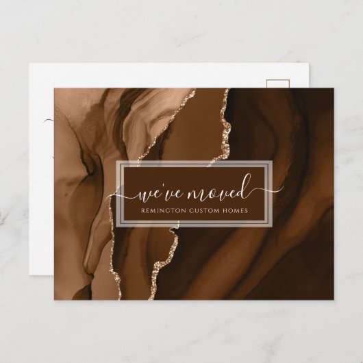 新しいエレガント事業所のお知らせ ポストカード (正面/裏面)