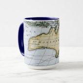 新しいオランダの地図 マグカップ (正面左)