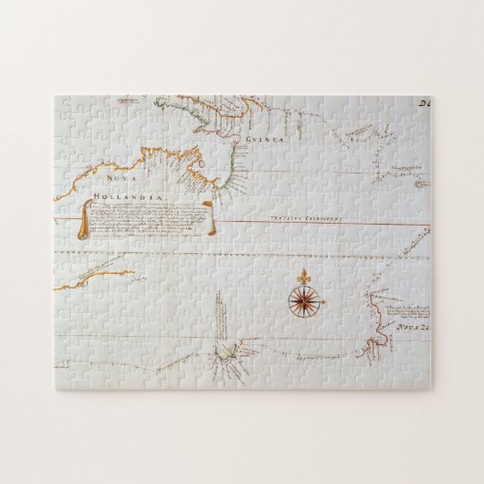 新しいオランダ|今オーストラリア3の地図 ジグソーパズル (横)