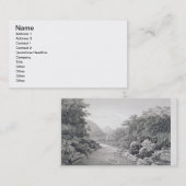 新しいオランダ: BlのWaragambaの川の眺め 名刺 (正面/裏面)