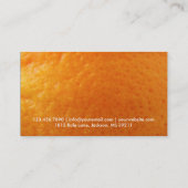 新しいオレンジピアノの教師の名刺 名刺 (裏面)