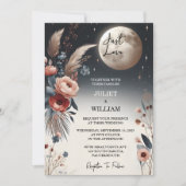 新しいカジュアルハートはファンシー単なる愛結婚の 招待状 (正面)