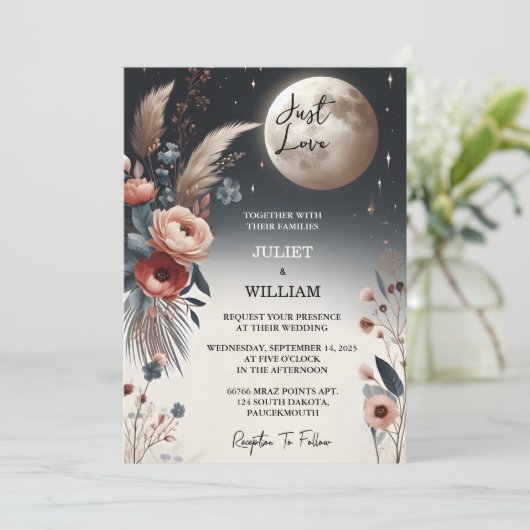 新しいカジュアルハートはファンシー単なる愛結婚の 招待状 (スタンド正面)