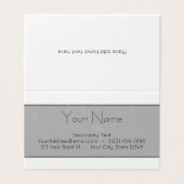 新しいカスタマイズアイテム 名刺 (外部フラット)