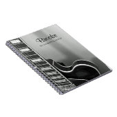 新しいカスタマイズ可能なマイソングライティングジャーナル ノートブック (右側)