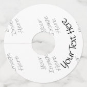 新しいカスタマイズ可能な項目 ワイングラスタグ (正面)