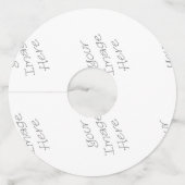 新しいカスタマイズ可能な項目 ワイングラスタグ (裏面)