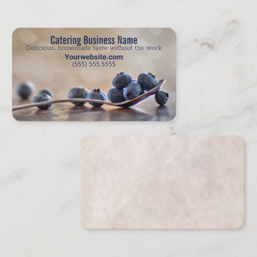 新しいカスタムケータリング名刺 名刺 (正面/裏面)