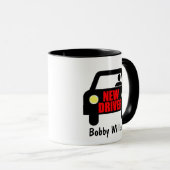 新しいカスタムドライバのライセンスCoffee Mag マグカップ (正面右)