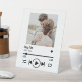 新しいカスタムフォトソングの再生リスト 台座サイン (インサイチュ)