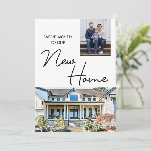 新しいカスタムホームへの写真引っ越しました シーズンカード (スタンド正面)